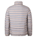 Aquascutum Active 100Gr Mock Neck Fw23 Jk012 28 Beige Check Jacket Mens