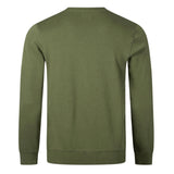 Aquascutum ACTIVE SMALL LOGO CREW FW23 SW006 06 Green Jumper Mens XL