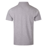 Aquascutum Active Stripes Piquet Polo Light Melange Grey L
