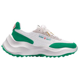 Casablanca Atlantis Sneaker White Green Af22 Snk 002 03 002 White Shoes Womens