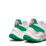 Casablanca Atlantis Sneaker White Green Af22 Snk 002 03 002 White Shoes Womens