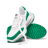 Casablanca Atlantis Sneaker White Green Af22 Snk 002 03 002 White Shoes Womens