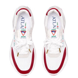 Casablanca Atlantis Sneaker White Red As23 Snk 015 01 015 White Shoes Mens