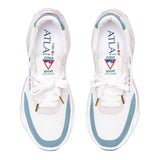 Casablanca Atlantis Sneaker White Light Blue As23 Snk 016 04 4 016 White Shoes Womens