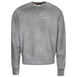 Amiri Aged Puff Logo Grey Sweatshirt S