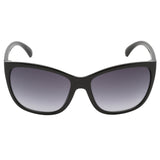 Calvin Klein Dark Grey Gradient Lens Black Sunglasses One Size