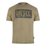 Diesel T Adjust Q1 725 Pelican T Shirts Mens - Style Centre Wholesale