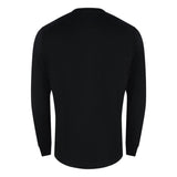 Diesel T Just Ls Div 9Xx Black Black Black T Shirts Mens