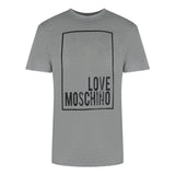 Love Moschino Jh7406Pp0Nl50001 Grey  T-Shirt Mens