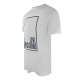 Love Moschino Jh7406Pp0Nl50100 White  T-Shirt Mens