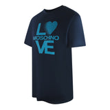 Love Moschino Jh7401Pp0Nl50751 Navy Blue  T-Shirt Mens