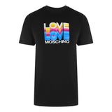 Love Moschino Jh7411Pp0Nl50000 Black  T-Shirt Mens - Style Centre Wholesale