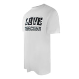 Love Moschino Jh7408Pp0Nl50100 White  T-Shirt Mens