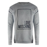 Love Moschino Jh6924Pp0Nl52001 Grey Sweater Mens