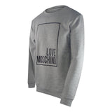 Love Moschino Jh6924Pp0Nl52001 Grey Sweater Mens