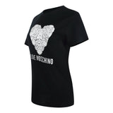 Love Moschino Jg7431Pp0Nl50000 Black T-Shirt Womens - Style Centre Wholesale