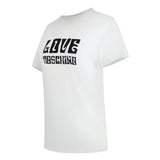 Love Moschino Bold Logo White T-Shirt - Nova Clothing