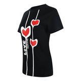 Love Moschino Jg7440Pp0Nl50000 Black T-Shirt Womens - Style Centre Wholesale