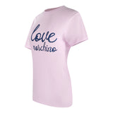 Love Moschino Jg7414Pp0Nl50600 Pink T-Shirt Womens - Style Centre Wholesale