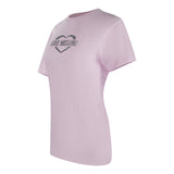 Love Moschino Shiny Heart Logo Pink T-Shirt - Nova Clothing