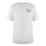 Love Moschino Jg7459Pp0Nl50100 White T-Shirt Womens - Style Centre Wholesale