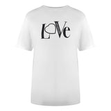 Love Moschino Jg7427Pp0Nl50100 White T-Shirt Womens - Style Centre Wholesale