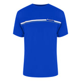 Aquascutum Active Active Cotton Stripes T-Shirt Royal Aa_Core_Ts001_10 Blue T-Shirt Mens
