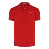 Aquascutum Active Active Cotton Stripes Polo Dry Fit Red Aa_Core_Po002_13 Red Polo Shirt Mens