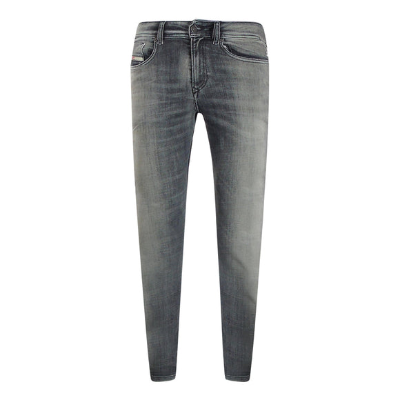Diesel 1979 Sleenker Pantaloni 09E71 Grey 5 Pockets Mens