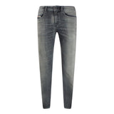 Diesel 1979 Sleenker Pantaloni 09E71 Grey 5 Pockets Mens
