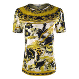 Inoa Fashion Cairo 1924 Gold Black T Shirt Womens