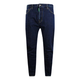 Dsquared2 S78Lb0076 S30838 Relax Long Crotch Jean 470 Navy Blue Jeans Mens