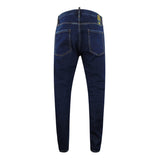 Dsquared2 S78Lb0076 S30838 Relax Long Crotch Jean 470 Navy Blue Jeans Mens