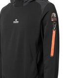 Parajumpers ELECTRA PMFLRE02 541 BLACK HOODIE Mens L