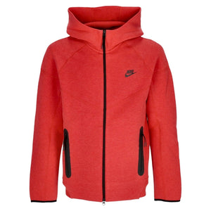 Nike Tech Fleece Red Zip-Up Hoodie XS