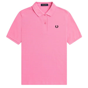 Fred Perry Plain Bright Pink Polo Shirt XS