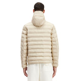 FRED PERRY J4565 691 OATMEAL HOODED INSULATED JACKET XS