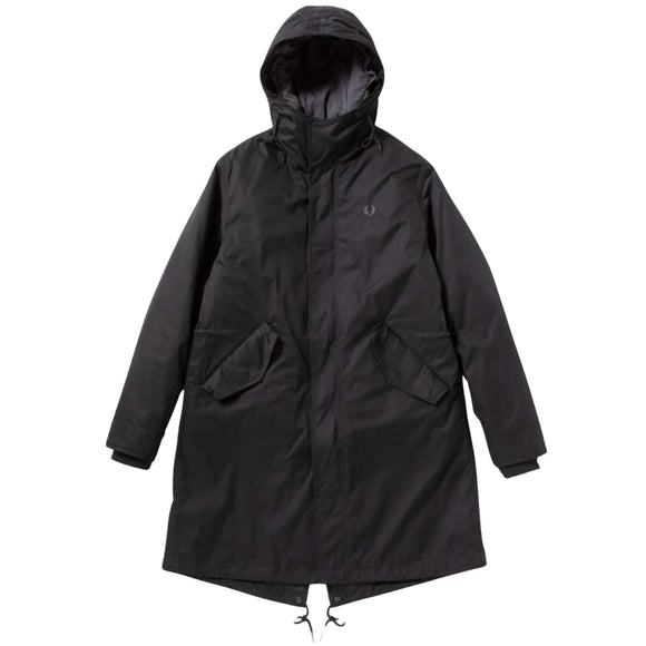 Fred Perry J6504 184 Black 2 In 1 Zip In Liner Parka – Style