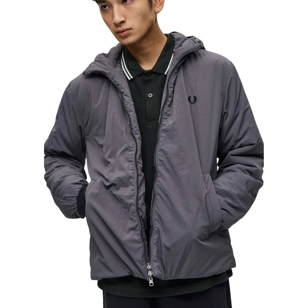 Fred Perry J6504 184 Black 2 In 1 Zip In Liner Parka – Style