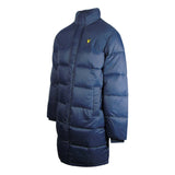 Lyle Scott Longline Wadded Navy Blue Puffer Jacket - Style Centre Wholesale