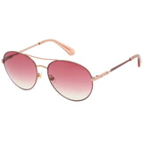Kate Spade Joshelle Rose Gold Sunglasses One Size