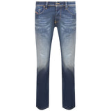 Diesel Larkee-X Straight Fit Stone Washed Dark Blue Jeans W28 / 30L
