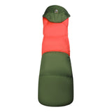 Parajumpers Lory Green Long Hooded Vest Down Jacket S