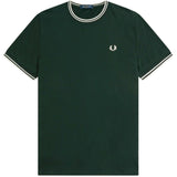 Fred Perry Twin Tipped Dark Green T-Shirt S