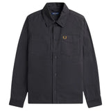 Fred Perry M7754 297 Anchor Grey Over Shirt Jacket Mens S