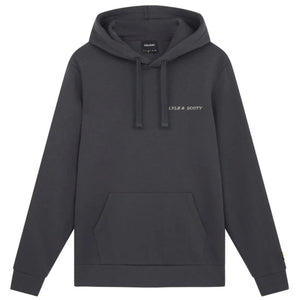 Lyle & Scott Embroidered Gunmetal Grey Hoodie M