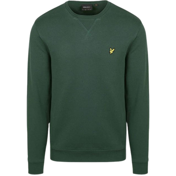 Lyle & Scott Branded Argyle Teal Green Pull-over Sweatshirt M