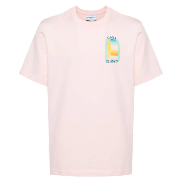 Casablanca L'Arche Colore Design Pink T-Shirt S