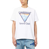 Casablanca Ms25Jts00117Ex White T Shirt Mens - Style Centre Wholesale
