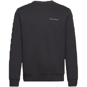 Lyle & Scott Embroidered Logo Fletcher Black Sweatshirt